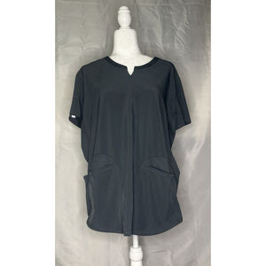 Scrubstar Premium Unisex Charcoal Gray VNeck Medical Scrub Top XLxb